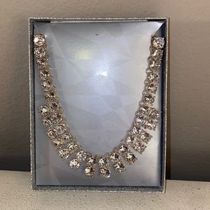 Diamond crystal necklace. 16inches.